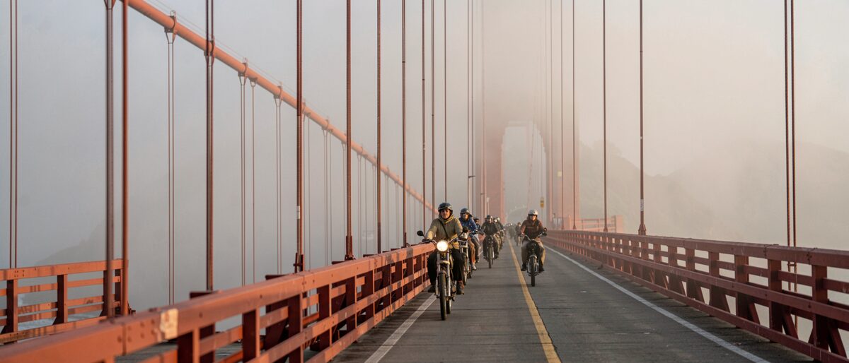 Why the Golden Gate Bridge became a start line for San Francisco riders bound for the Marin roads.